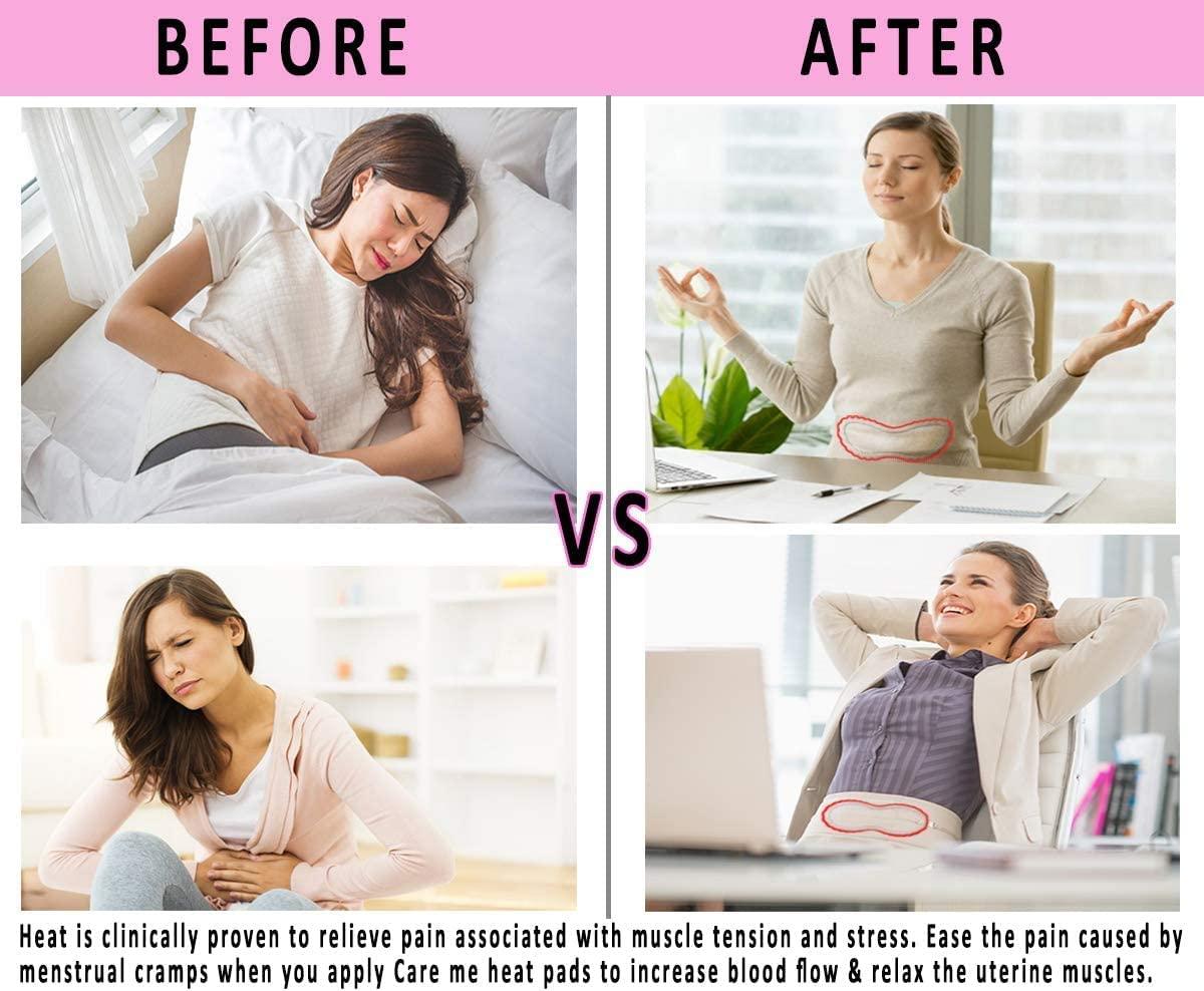 Period Cramp Relief Massager with Heating Pad for Back Pain
